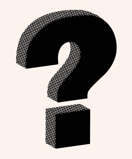 Illustration of a question mark